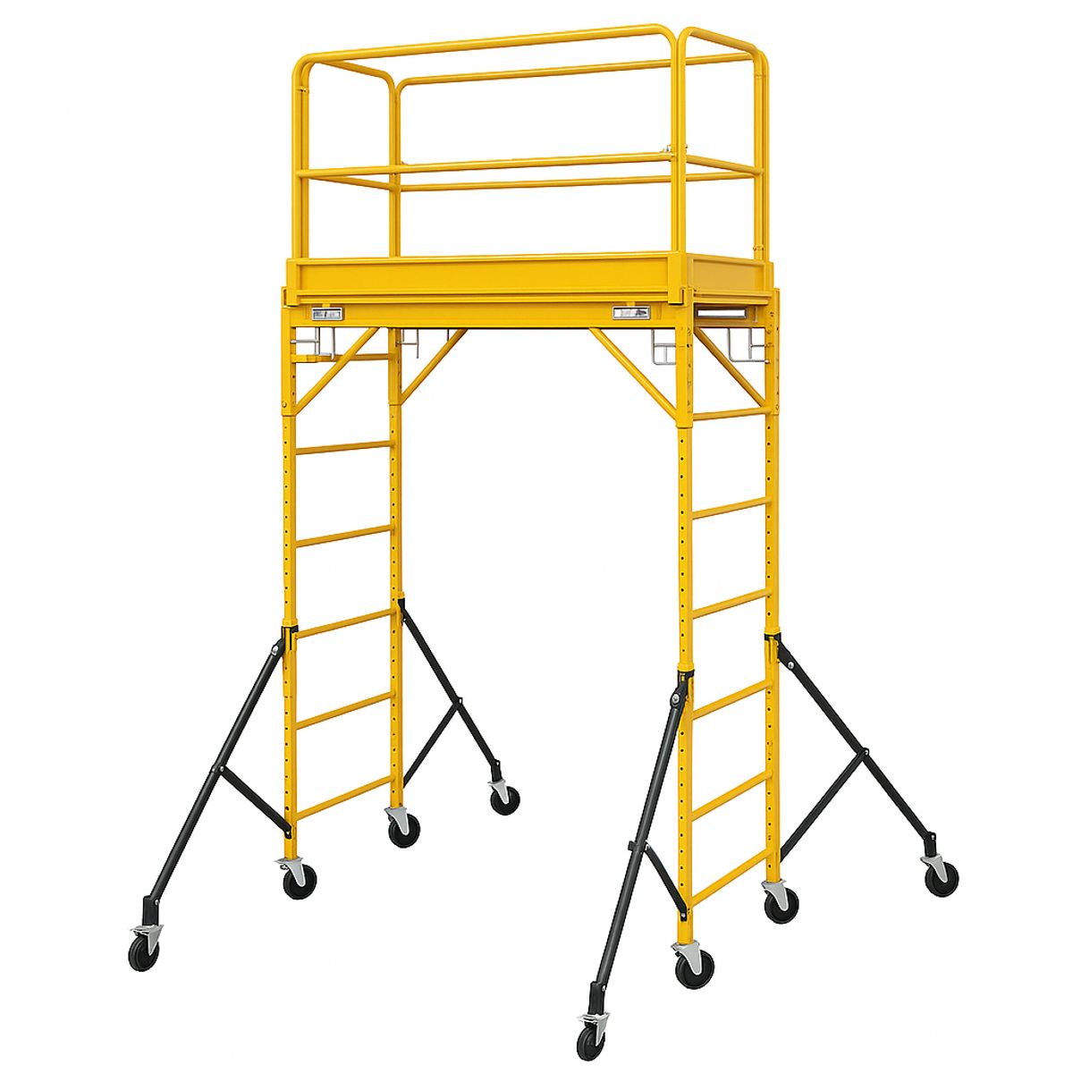 BRYO - Andamio Movil Multinivel  2 mt.+ Baranda+ Estabilizador BRYO