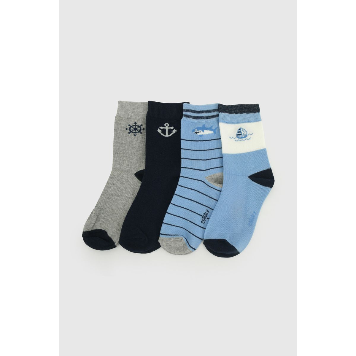 COLLOKY - Calcetin Niño Celeste 57441 Colloky