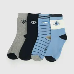 COLLOKY - Calcetin Niño Celeste 57441