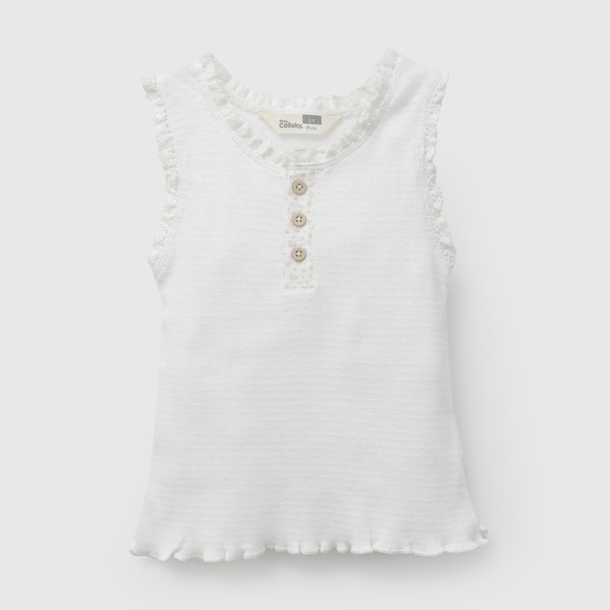 COLLOKY - Polera Niña Blanco  575 6 Colloky