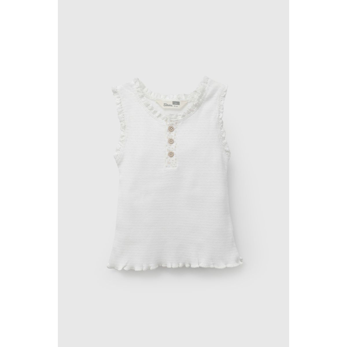COLLOKY - Polera Niña Blanco  575 6 Colloky