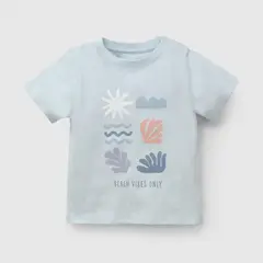 COLLOKY - Polera Niño Celeste 574 4