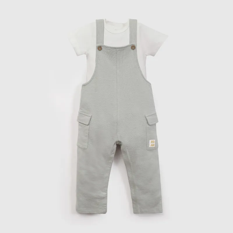 COLLOKY - Conjunto Body/Pantalon Bebé niño Verde 57777 Colloky