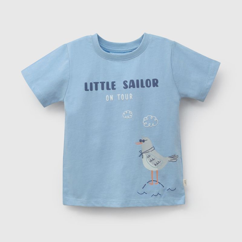 COLLOKY - Polera Bebé niño Celeste 58219 Colloky