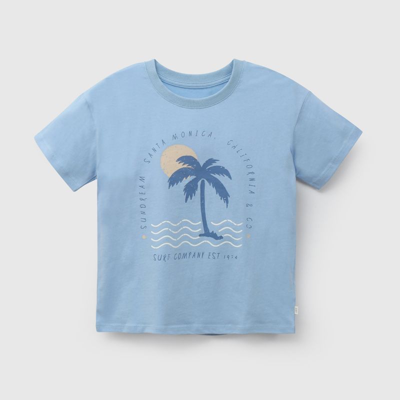COLLOKY - Polera Niño Celeste 58221 Colloky