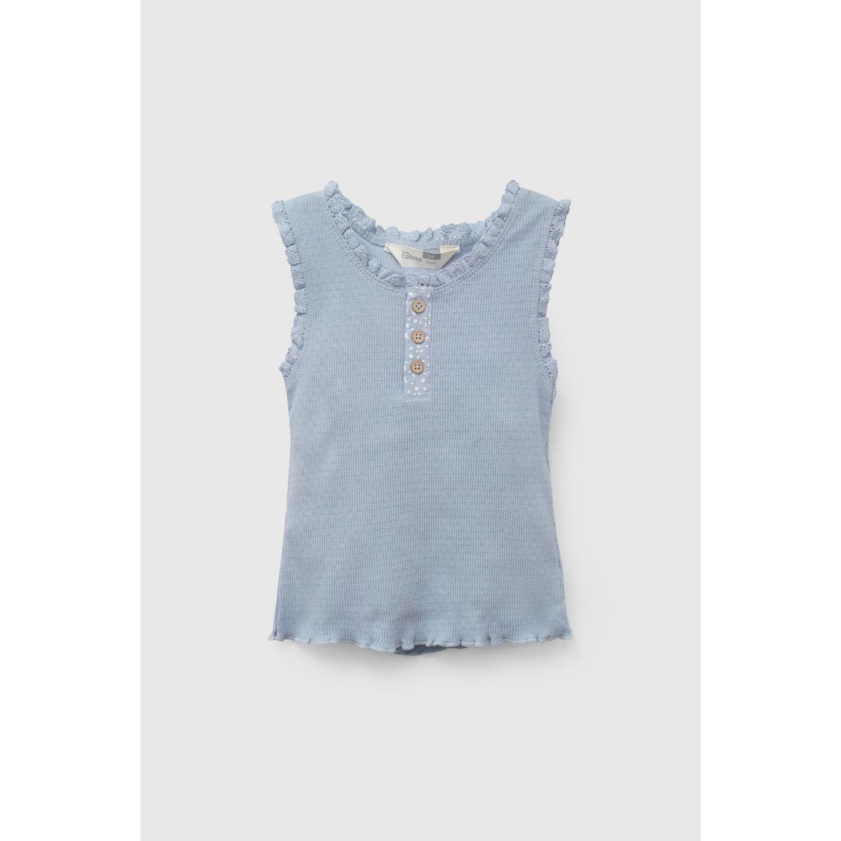 COLLOKY - Polera Niña Celeste 58222 Colloky