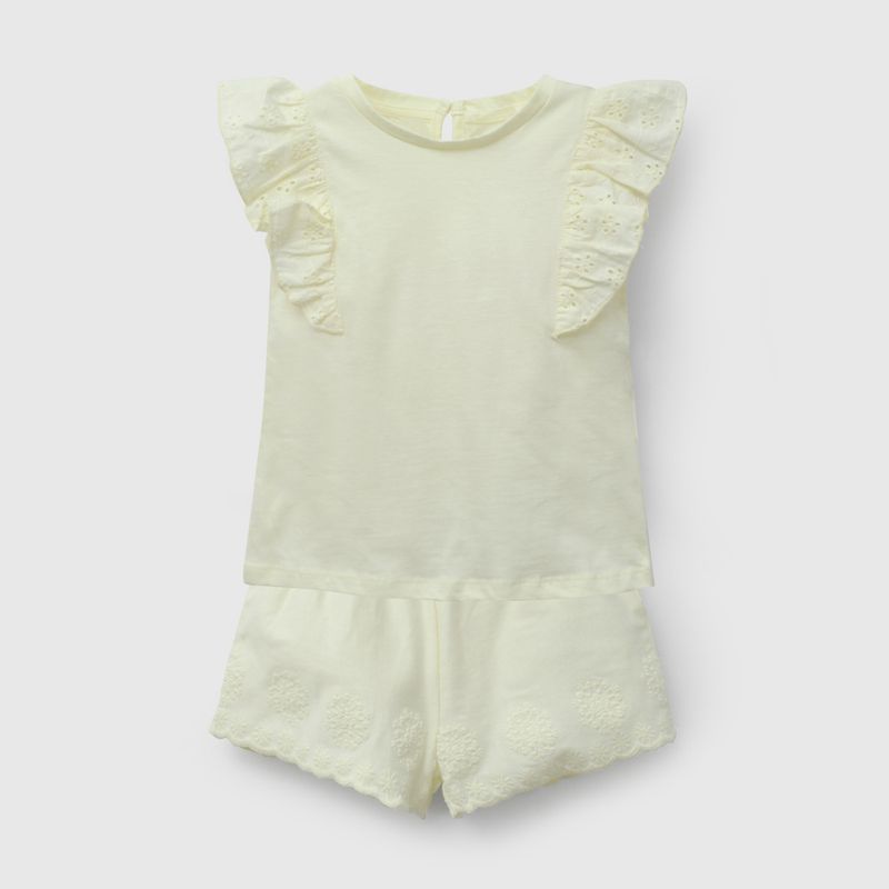 COLLOKY - Conjunto Bebé niña Amarillo 58138 Colloky