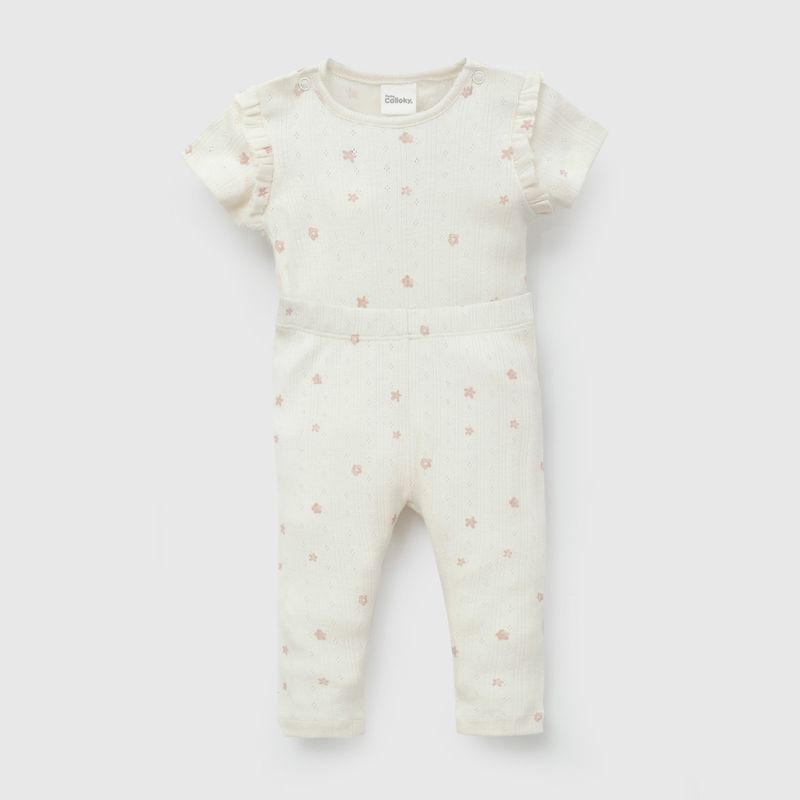COLLOKY - Conjunto Bebé niña Beige 57971 Colloky