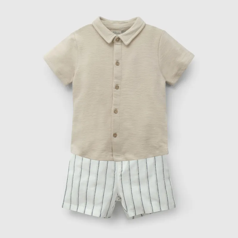 COLLOKY - Conjunto Bebé niño Beige 58140 Colloky
