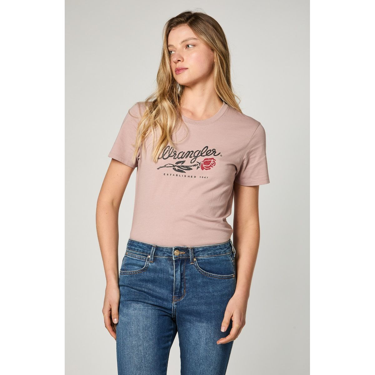 WRANGLER - Polera Mujer Fashion Light Pink