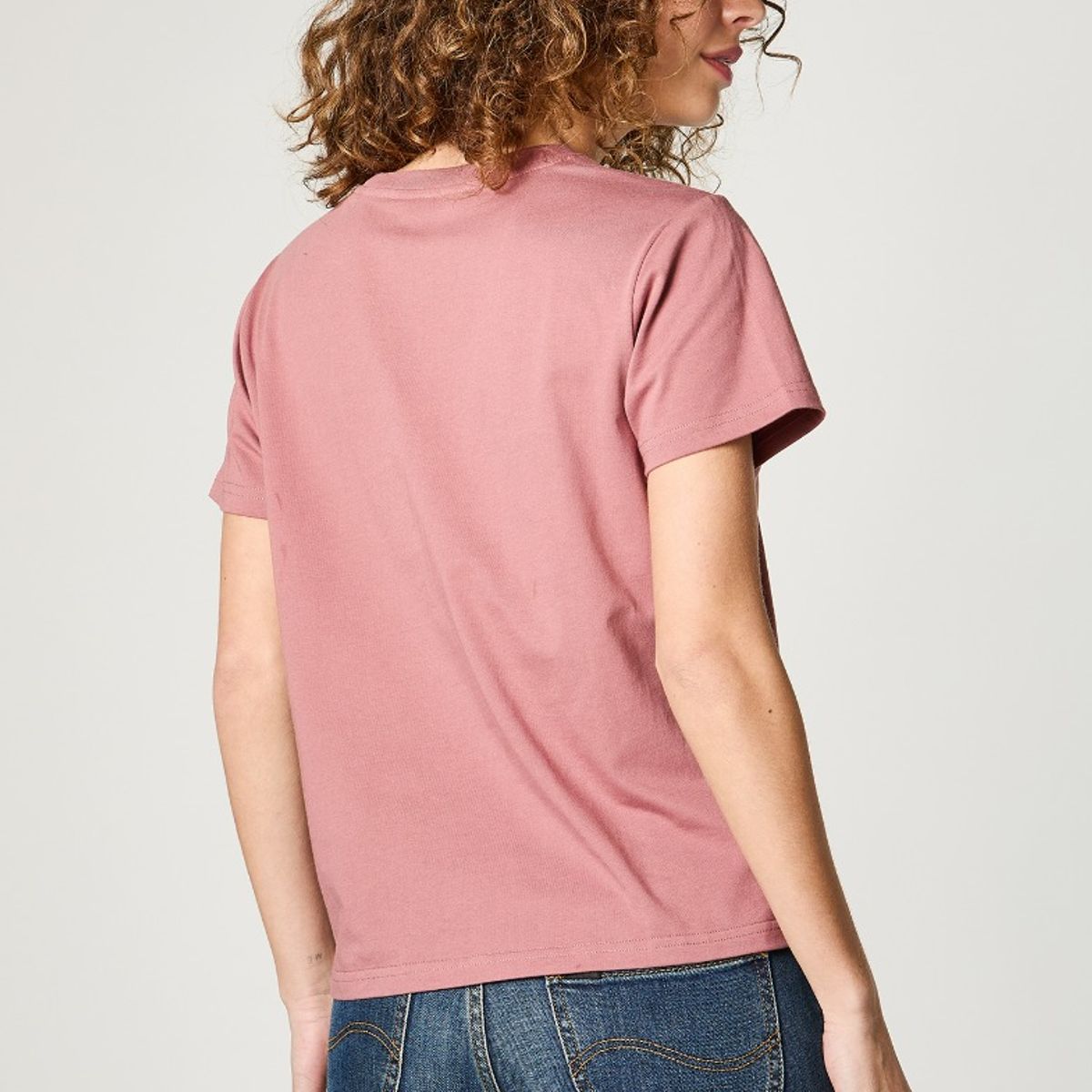 LEE - Polera Mujer One Pocket Embroidery Pink