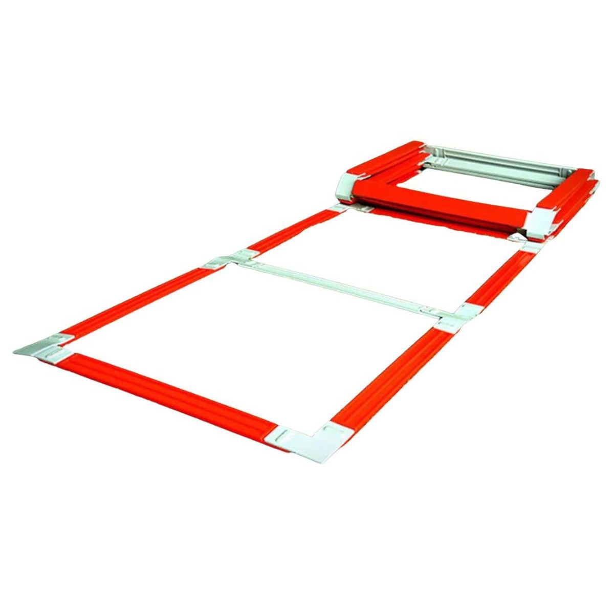 FOUR - Escalera de Agilidad Multifuncional con Vallas - 5m Naranja