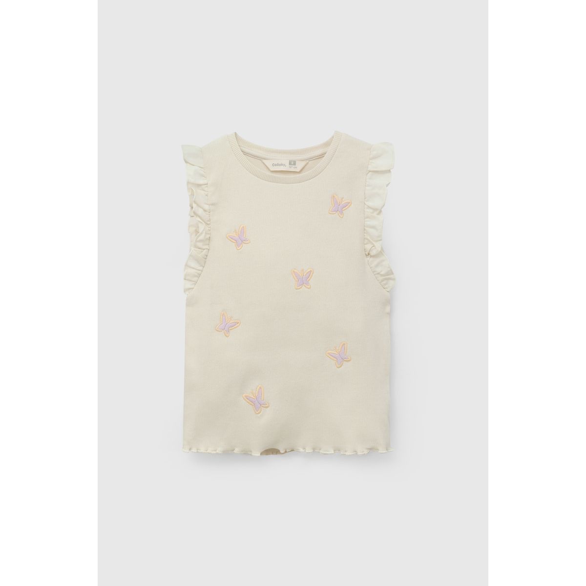 COLLOKY - Polera Niña Beige 58  8 Colloky