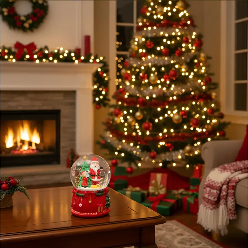 GENERICO - Adorno Esfera De Cristal Navidad Con Luz