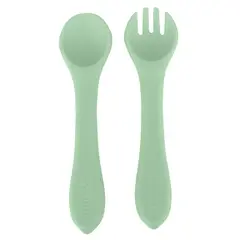 INFANTI - Set Cuchara Y Tenedor Verde