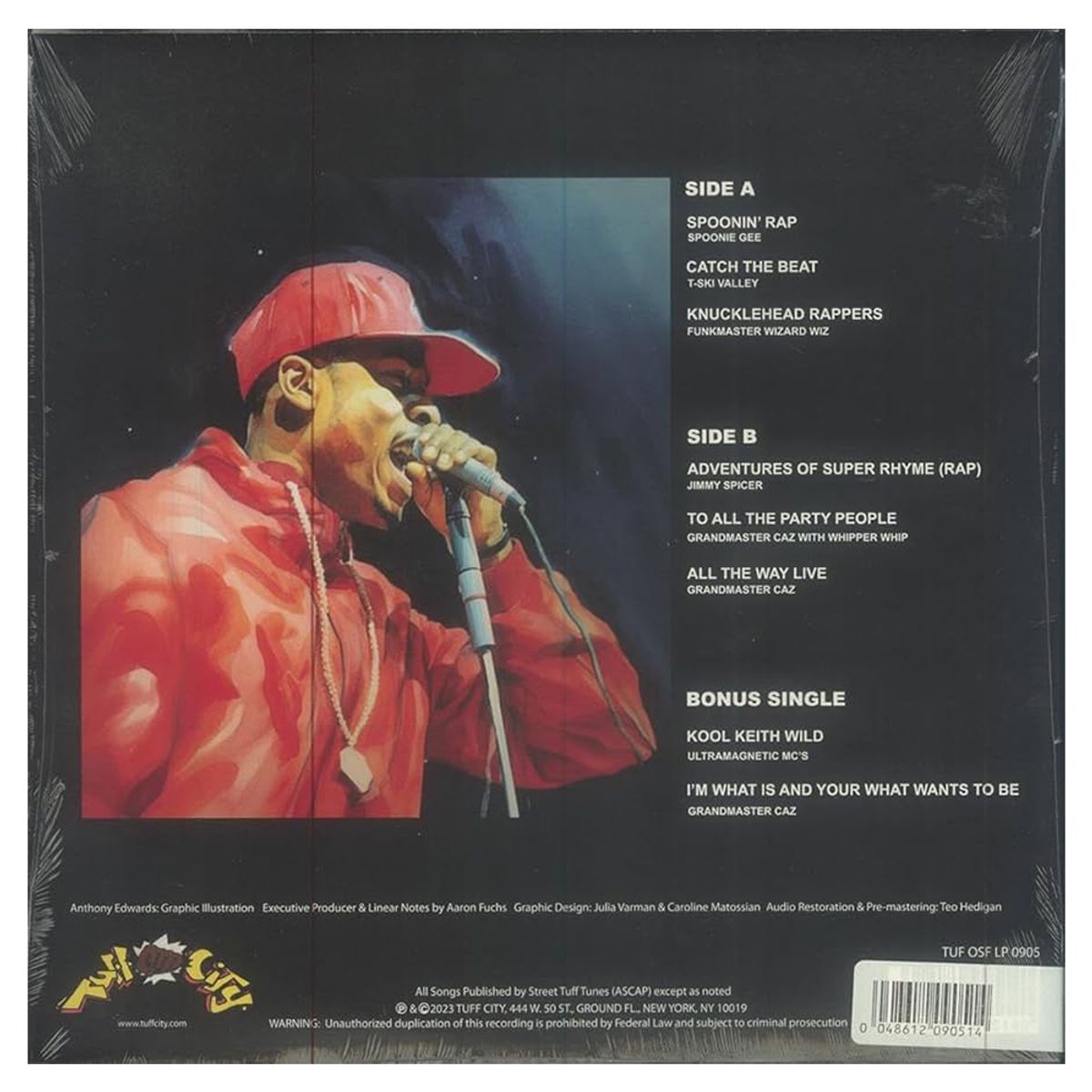GENERICO - Tuff City Salutes Hip Hop 50 The Solo MC’s Vinilo y single 7
