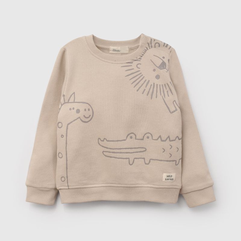 COLLOKY - Polerón Bebé niño Beige 57885 Colloky