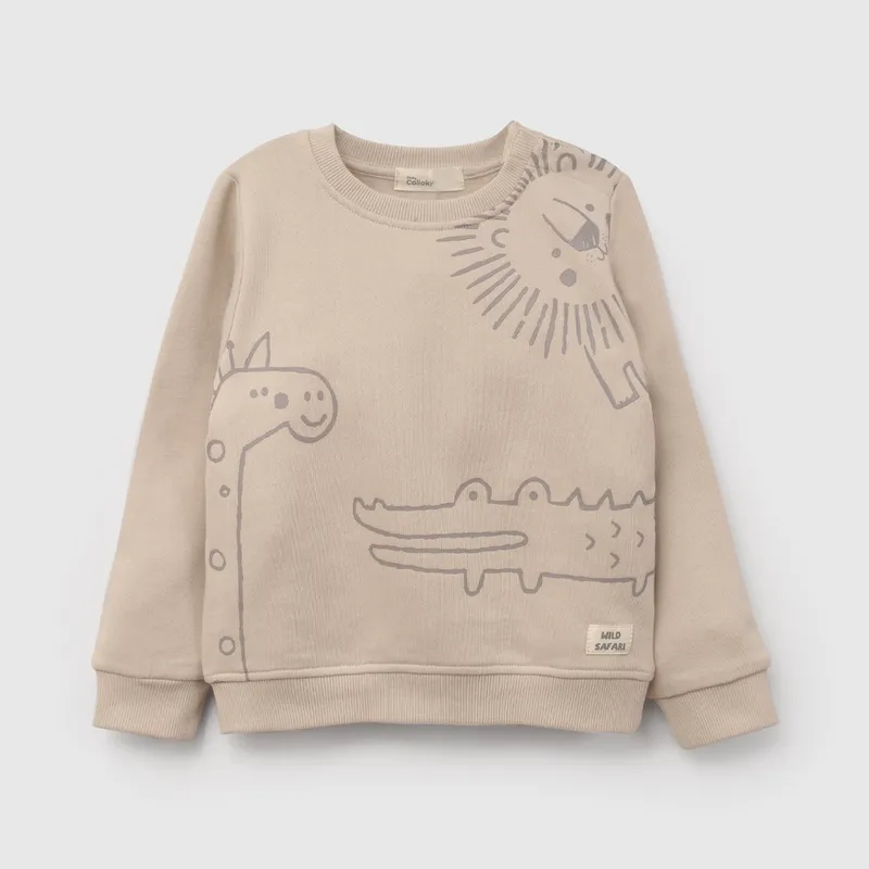 COLLOKY - Polerón Bebé niño Beige 57885 Colloky