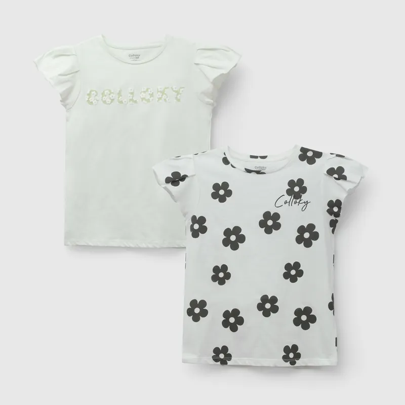 COLLOKY - Polera Niña Verde 58180 Colloky