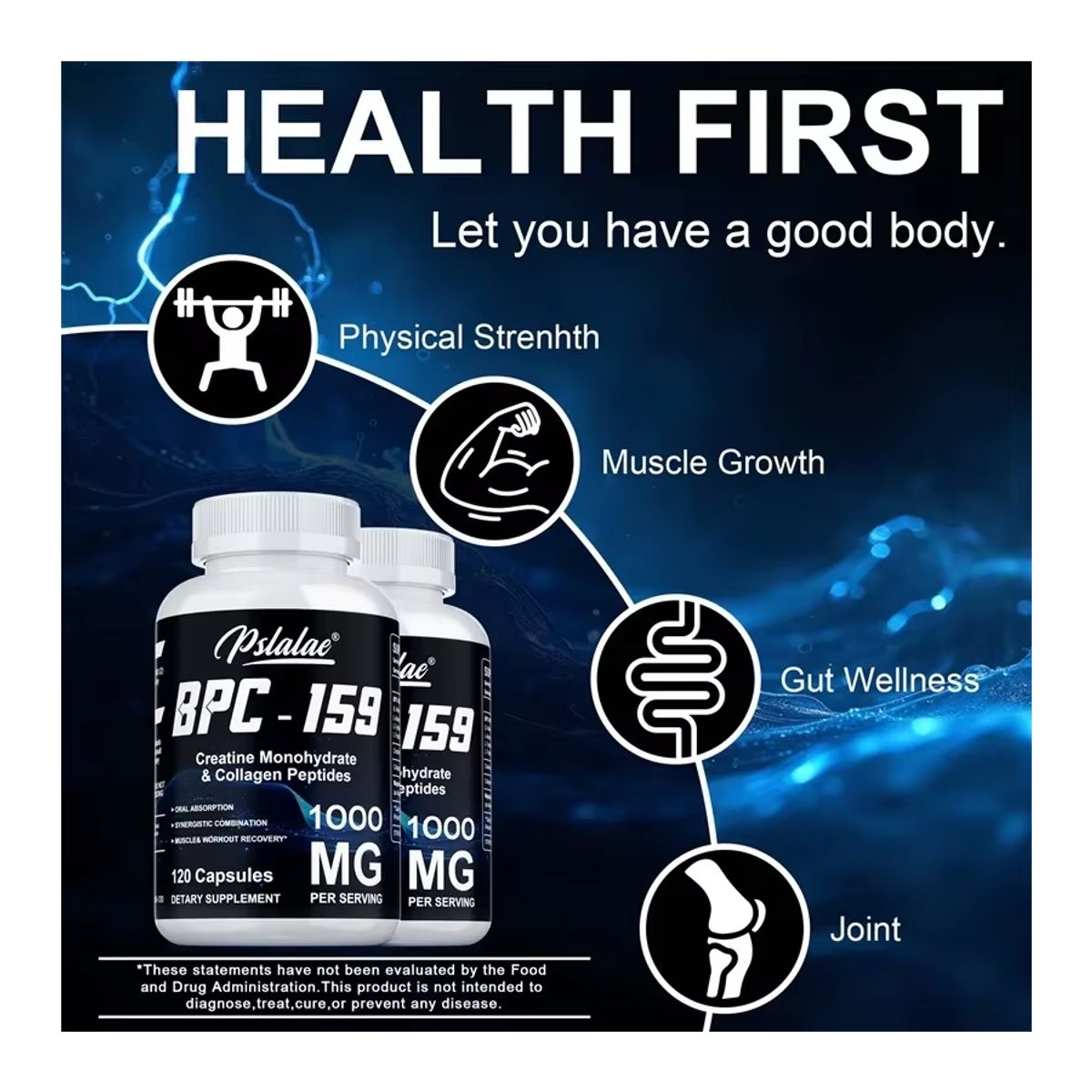 NUTREX RESEARCH - Bpc-159 Aminoacidos Creatina Peptidos De Colageno Magnesio