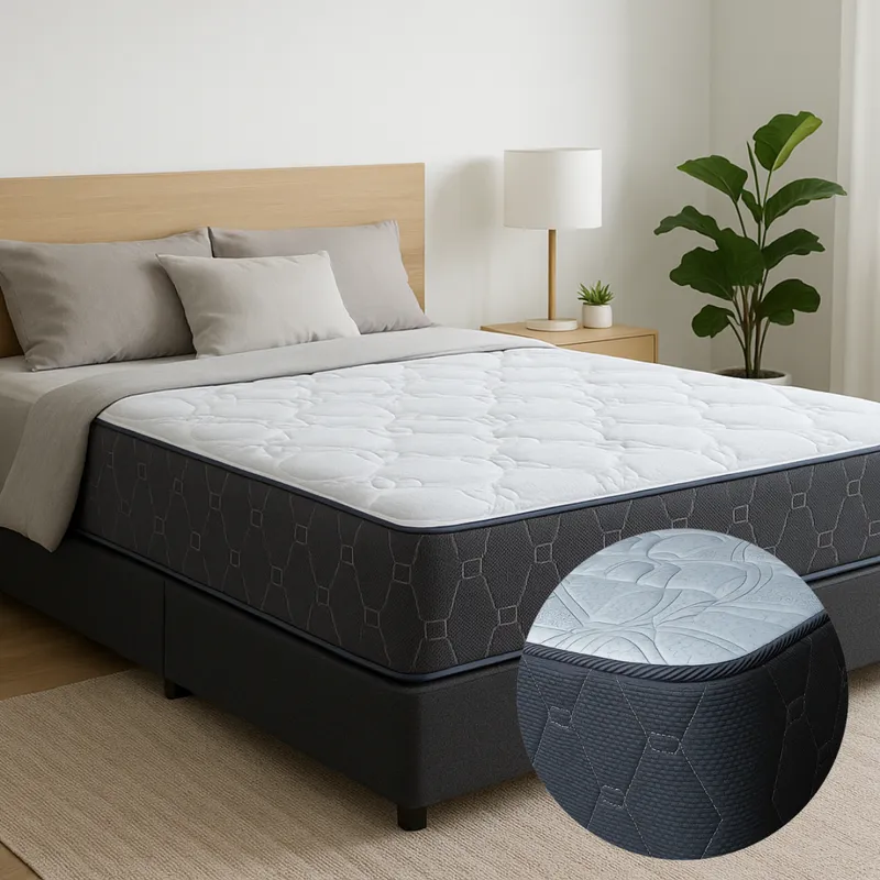 GENERICO - Colchon Urban Sleep Premium 2.0 Plza Resortes Bonell 30 cm Altura Alta Densidad