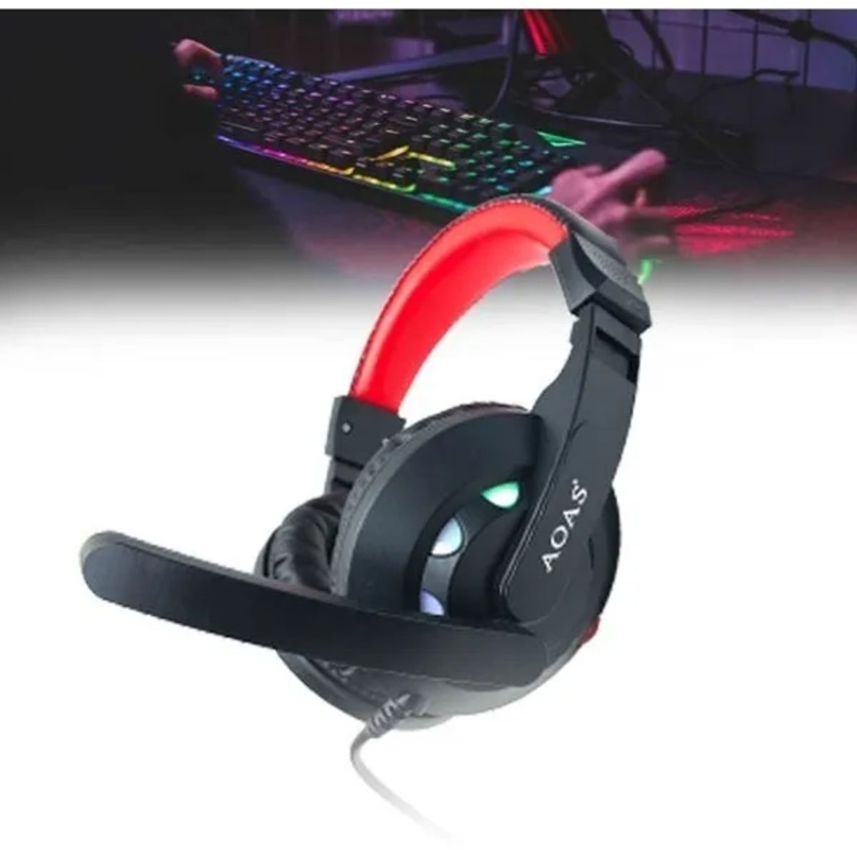 GENERICO - Set Gamer Con Mouse Pad  Audífonos  Teclado Y Mouse Gamer