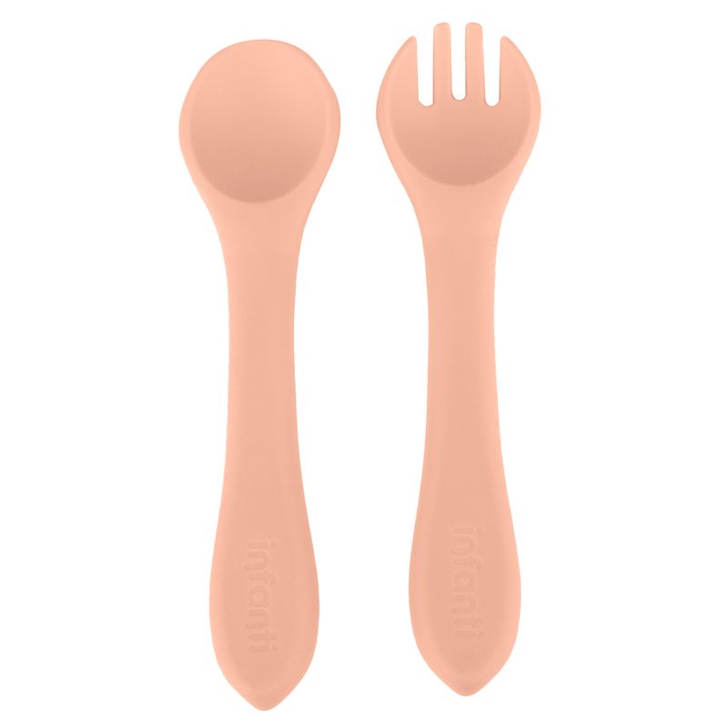INFANTI - Set Cuchara Y Tenedor Terracota Infanti