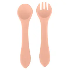 INFANTI - Set Cuchara Y Tenedor Terracota