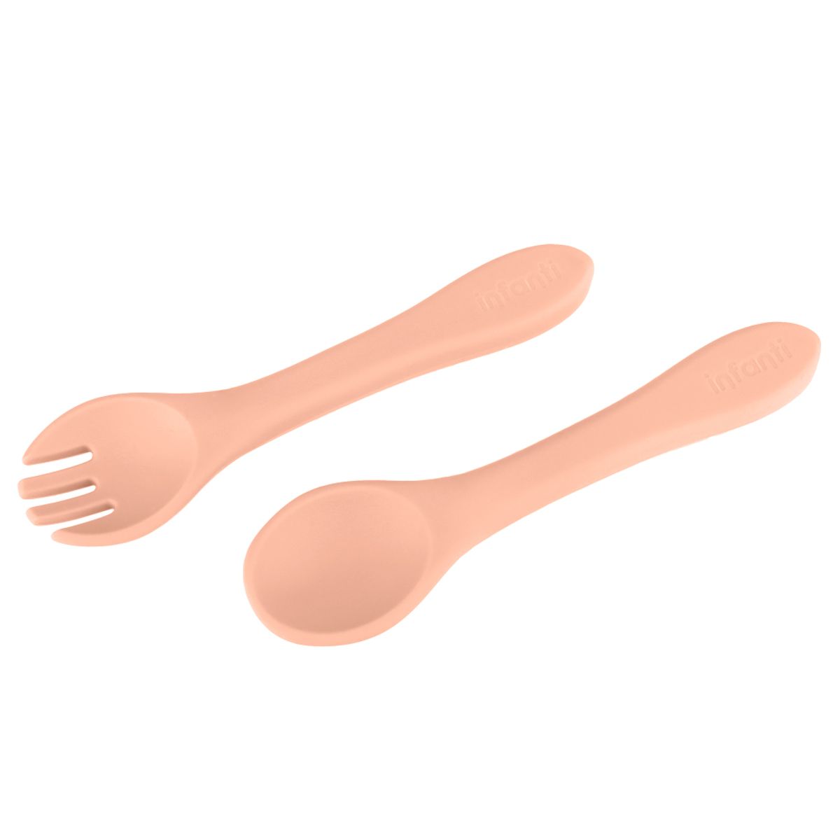INFANTI - Set Cuchara Y Tenedor Terracota Infanti