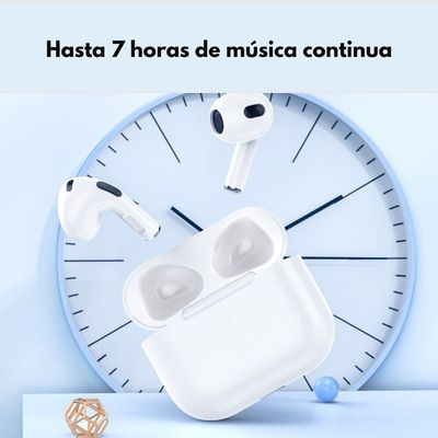 Imagen 2 del producto Audifonos Inalambricos 3ra Generacion Bt53 Ew43 7hrs Color Blanco …