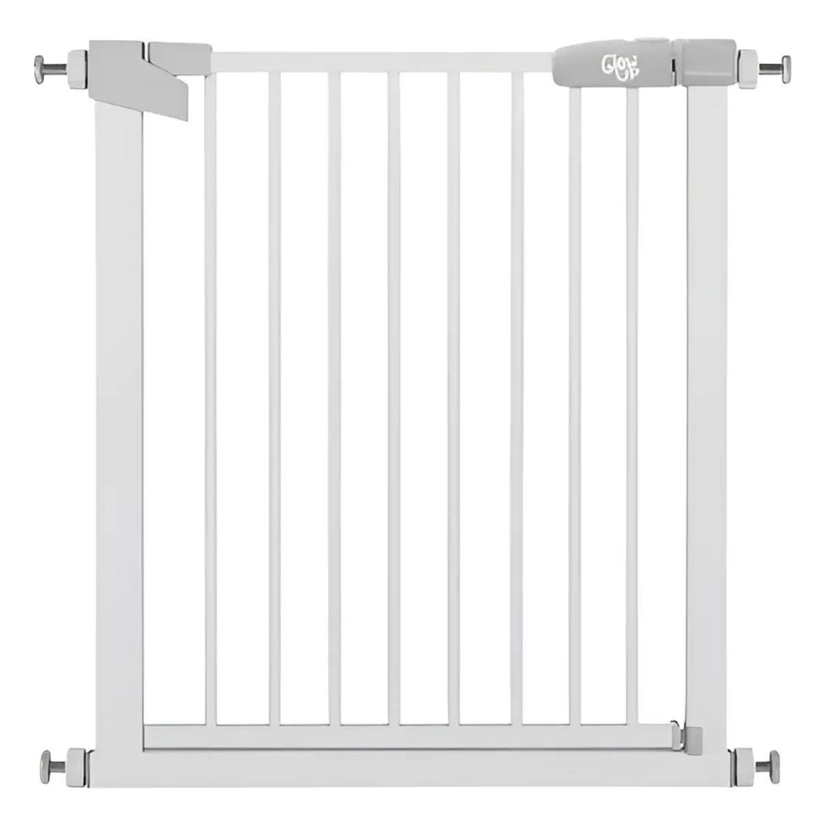 GENERICO - Reja seguridad escalera puerta bebe mascotas glowup color blanco