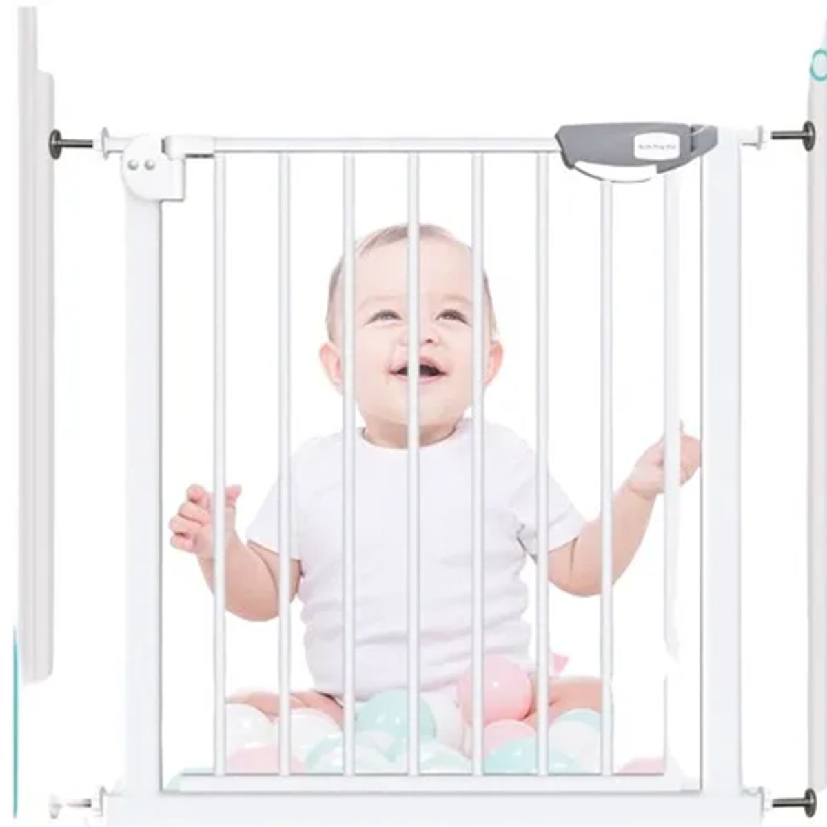 GENERICO - Reja seguridad escalera ajustable bebe mascotas