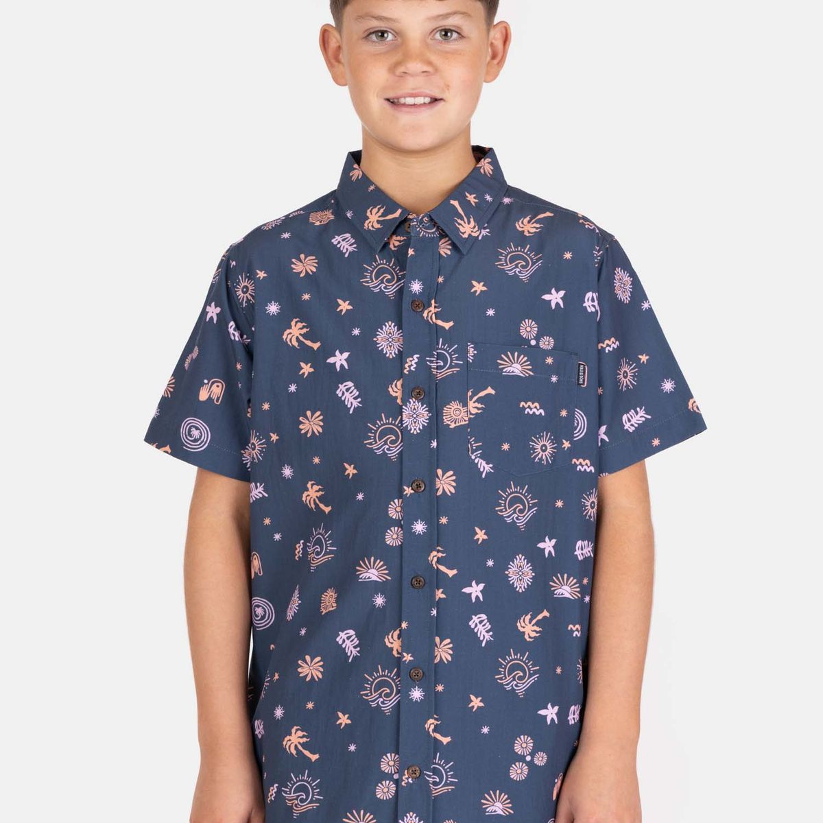 MAUI AND SONS - Camisa MC Nalunee Multicolor Infantil Maui And Sons