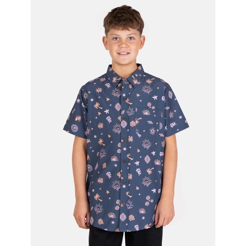 MAUI AND SONS - Camisa MC Nalunee Multicolor Infantil Maui And Sons