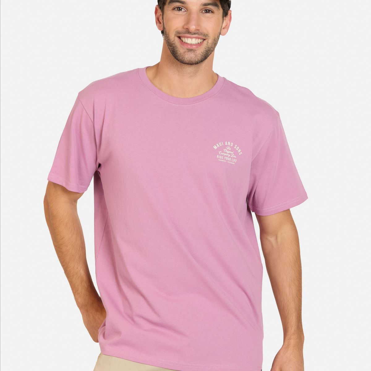 MAUI AND SONS - Pack Polera Jockey Tropika Burdeo Hombre Maui And Sons