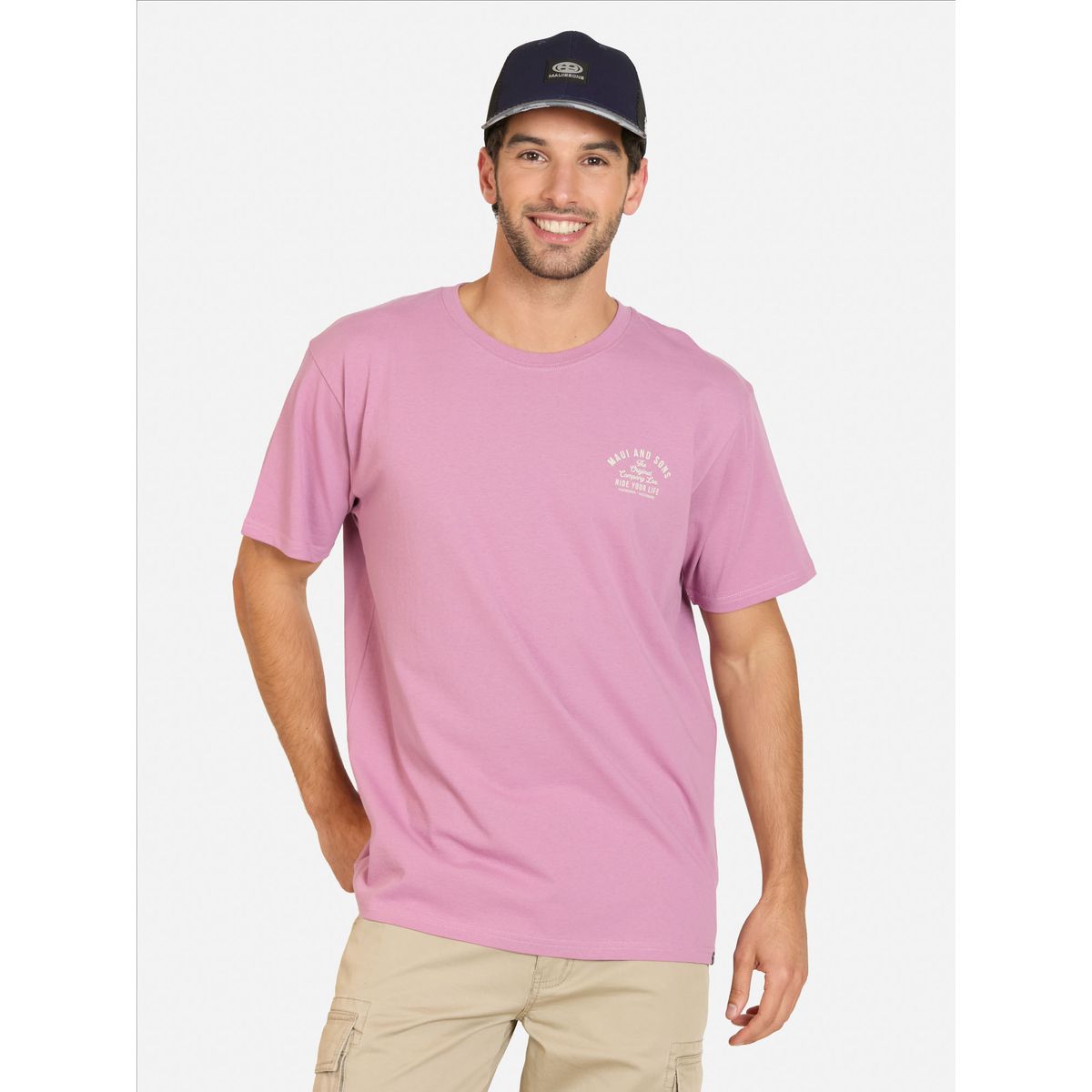 MAUI AND SONS - Pack Polera Jockey Tropika Burdeo Hombre Maui And Sons