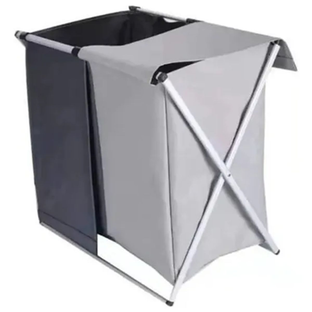 GENERICO - Cesta ropa sucia doble plegable diseño práctico