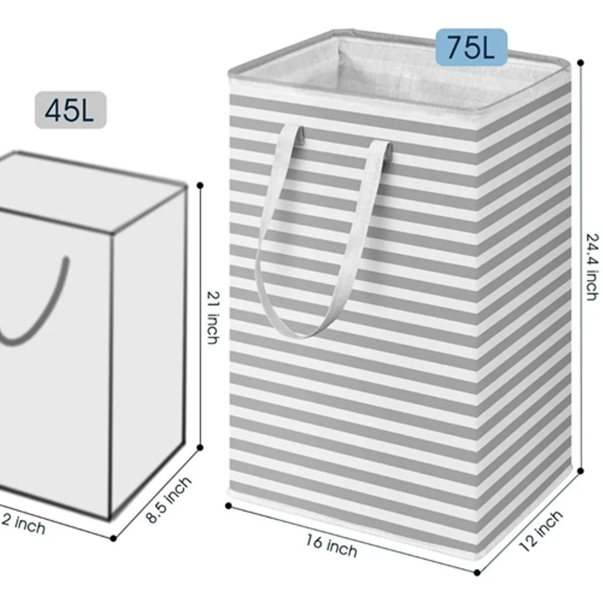 GENERICO - Canasto ropa sucia bolsa plegable