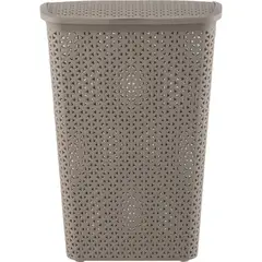 GENERICO - Cesto ropa sucia Bali 55l color taupe