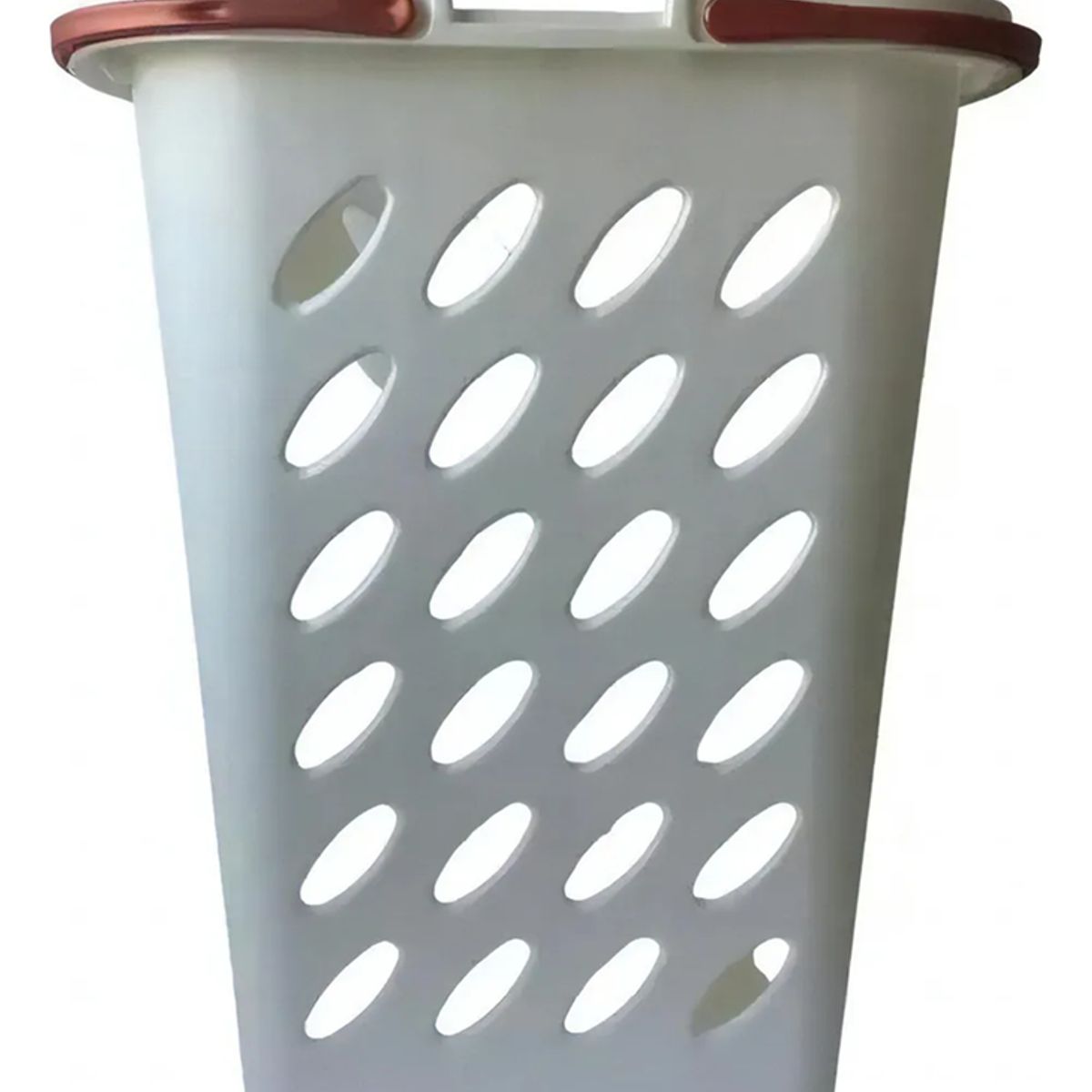 GENERICO - Canasto ropa plástico Dakar n°3 con tapa color crema