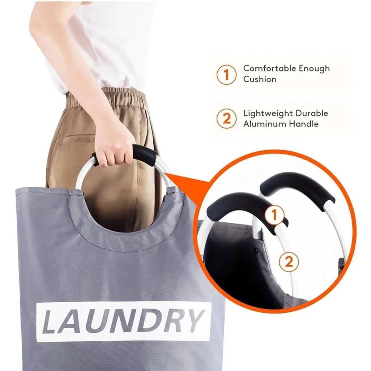 GENERICO - Bolsa cesto ropa sucia plegable