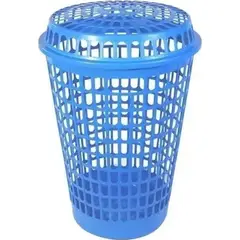 GENERICO - Cesto plástico ropa con tapa 65cm