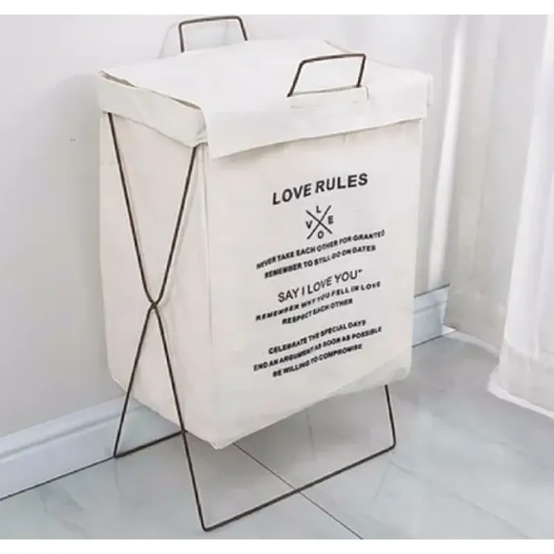 GENERICO - Cesta ropa sucia plegable color variado