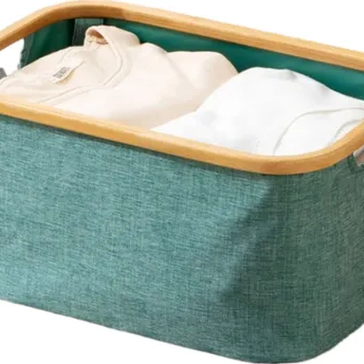 GENERICO - Cesta plegable almacenamiento 54x34x33cm