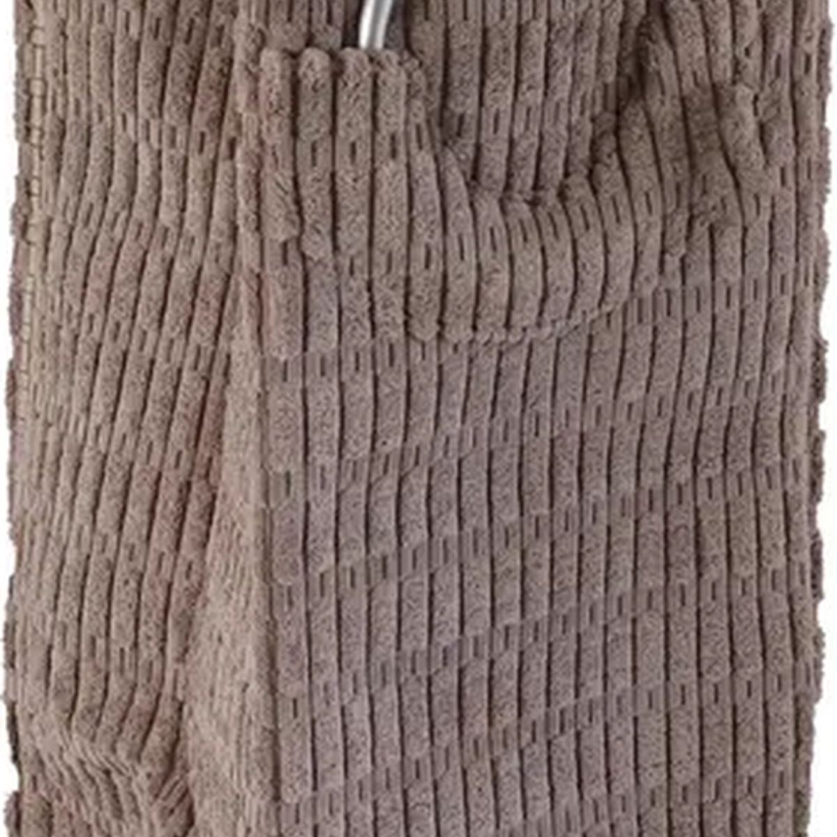 GENERICO - Canasto ropa sucia organizador tela café