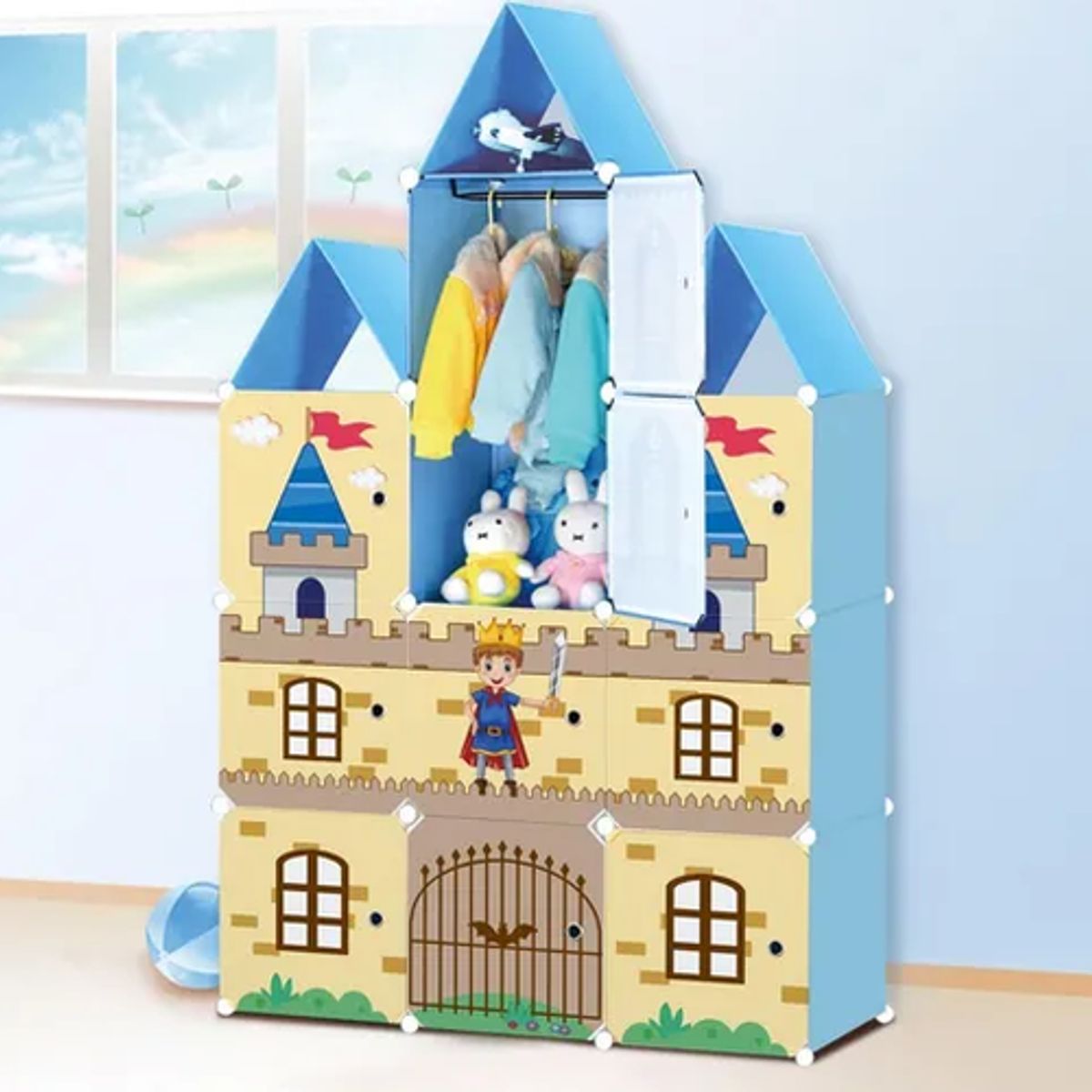 Ropero y cubo almacenamiento infantil, marca GENERICO - Foto Principal