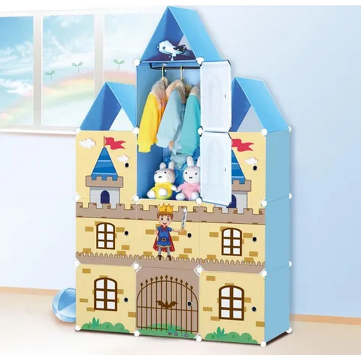 Ropero y cubo almacenamiento infantil, marca GENERICO - Foto Principal