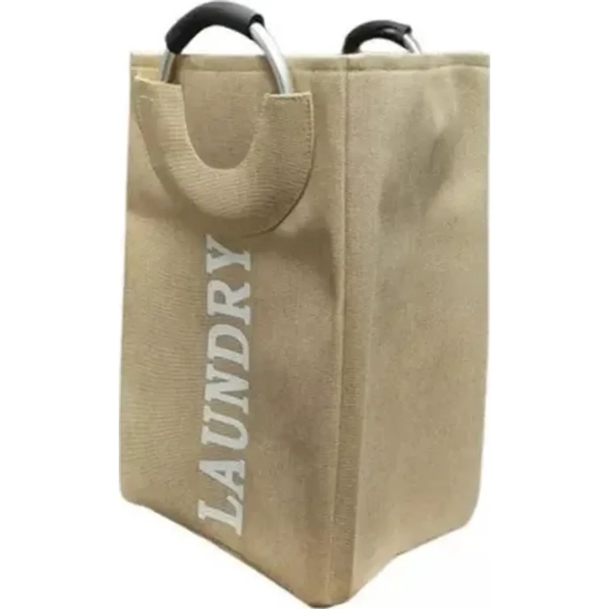 GENERICO - Cesta ropa sucia plegable mango metálico