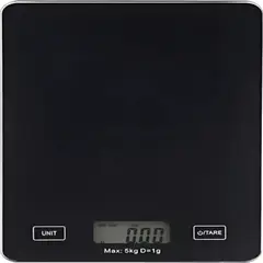 GENERICO - Gramera digital cocina 5kg precisión 001g color negro