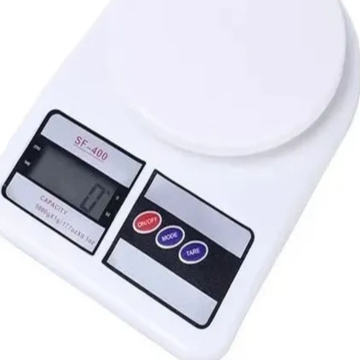 GENERICO - Balanza digital cocina comercio 10kg color blanco